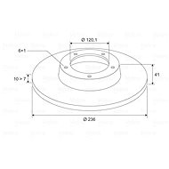 VALEO Brake Disc 186186 - Brake Disc