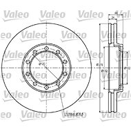 VALEO Brake Disc 187019 - Brake Disc