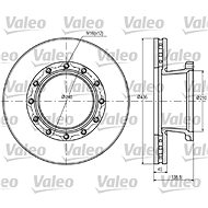 VALEO Brake Disc 187069 - Brake Disc