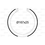 VALEO Brake Shoe Set 564149 - Brake Shoes