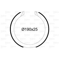 VALEO Brake Shoe Set 564197 - Brake Shoes