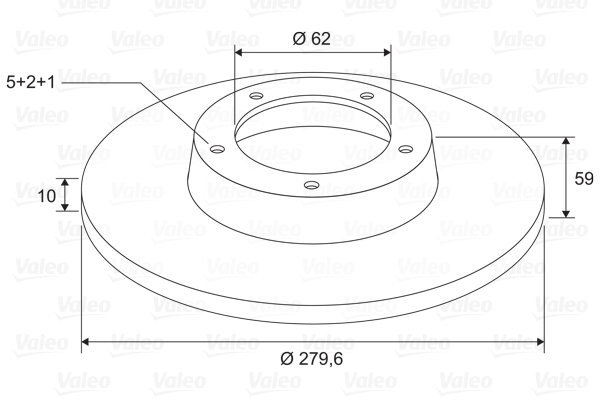 VALEO Brake Disc 197724 - Brake Disc