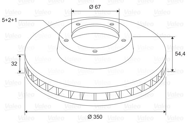 VALEO Brake Disc 197769 - Brake Disc