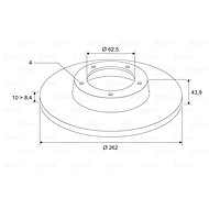 VALEO Brake Disc 197456 - Brake Disc