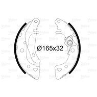 VALEO Brake Shoe Set 562044 - Brake Shoes