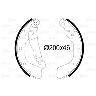 VALEO Brake Shoe Set 562078 - Brake Shoes