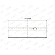 VALEO Brake Shoe Set 553698 - Brake Shoes