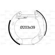 VALEO Brake Shoe Set 554671 - Brake Shoes