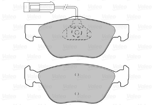 VALEO Brake Pads 598065 - Brake Pads