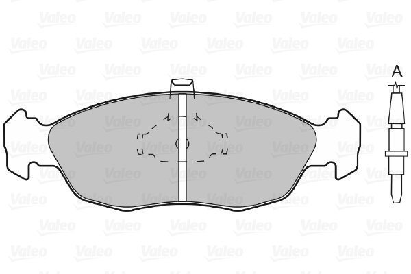 VALEO Brake Pads 598074 - Brake Pads