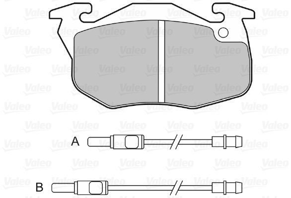 VALEO Brake Pads 598075 - Brake Pads