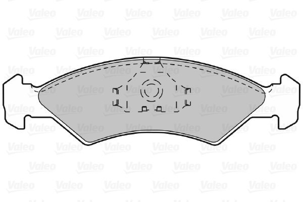 VALEO Brake Pads 598167 - Brake Pads