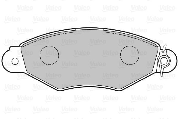 VALEO Brake Pads 598325 - Brake Pads