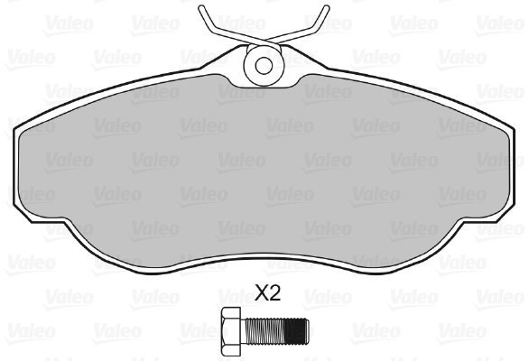 VALEO Brake Pads 598441 - Brake Pads