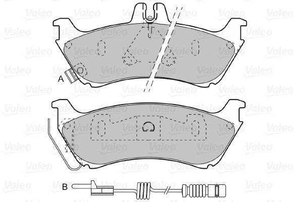 VALEO Brake Pads 598443 - Brake Pads