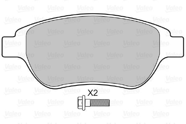 VALEO Brake Pads 598465 - Brake Pads