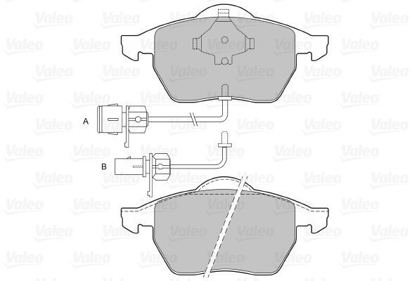 VALEO Brake Pads 598483 - Brake Pads