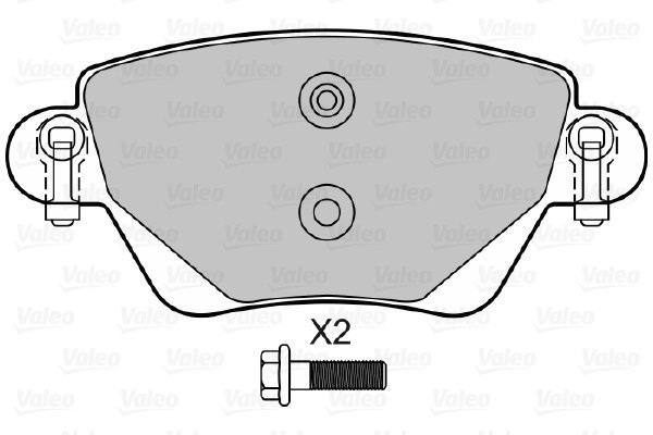 VALEO Brake Pads 598527 - Brake Pads