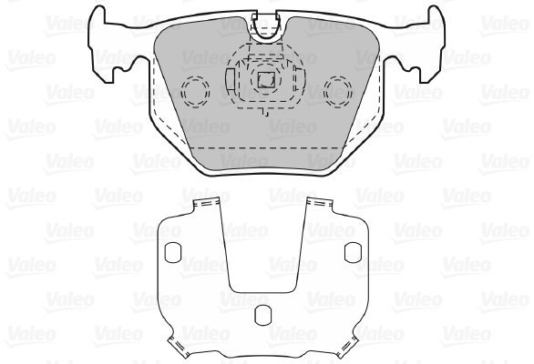VALEO Brake Pads 598580 - Brake Pads