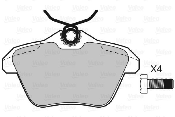 VALEO Brake Pads 598581 - Brake Pads