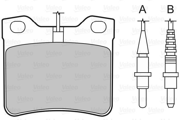 VALEO Brake Pads 598063 - Brake Pads