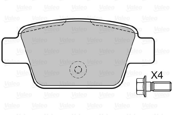 VALEO Brake Pads 598633 - Brake Pads