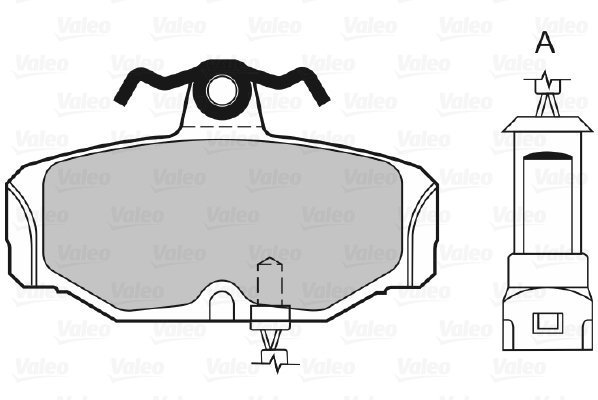 VALEO Brake Pads 598121 - Brake Pads
