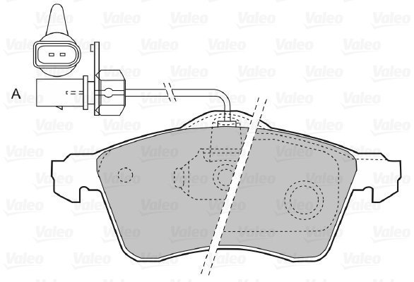 VALEO Brake Pads 598675 - Brake Pads
