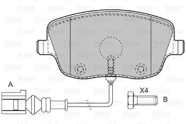 VALEO Brake Pads 598720 - Brake Pads