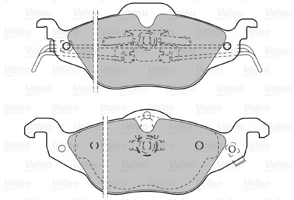 VALEO Brake Pads 598322 - Brake Pads