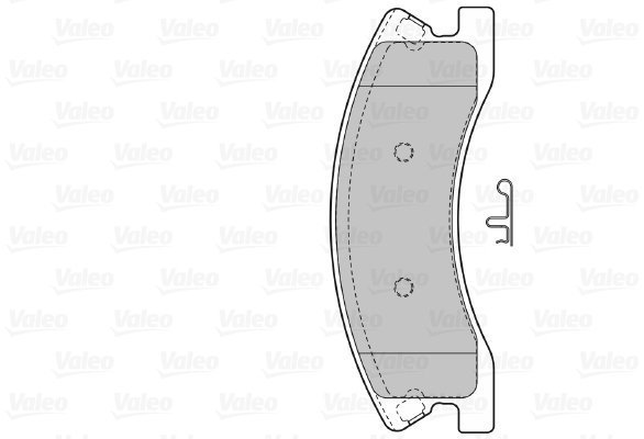 VALEO Brake Pads 598833 - Brake Pads