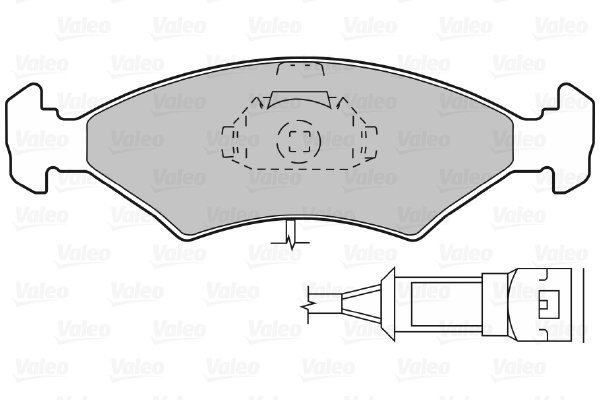 VALEO Brake Pads 598334 - Brake Pads