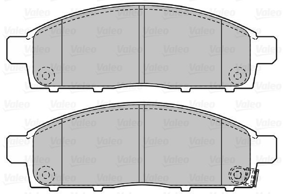 VALEO Brake Pads 598893 - Brake Pads
