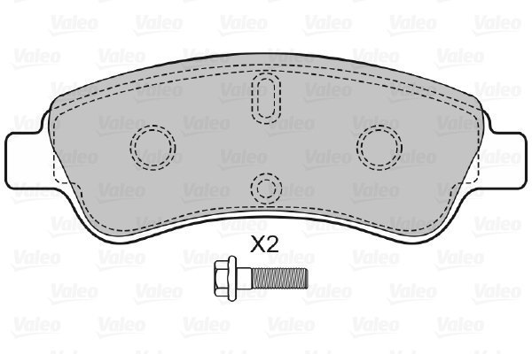 VALEO Brake Pads 598464 - Brake Pads