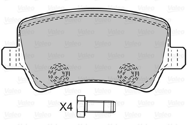 VALEO Brake Pads 598928 - Brake Pads