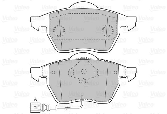 VALEO Brake Pads 598486 - Brake Pads