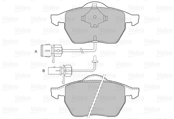 VALEO Brake Pads 598489 - Brake Pads