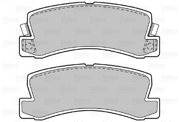 VALEO Brake Pads 598540 - Brake Pads