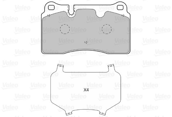 VALEO Brake Pads 598994 - Brake Pads