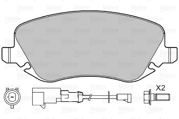 VALEO Brake Pads 601001 - Brake Pads