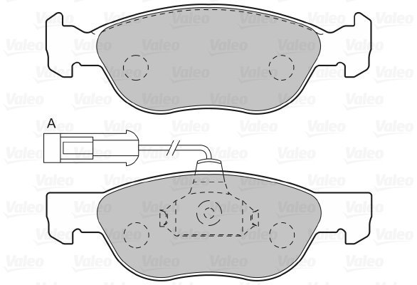 VALEO Brake Pads 601003 - Brake Pads