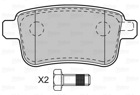 VALEO Brake Pads 601011 - Brake Pads