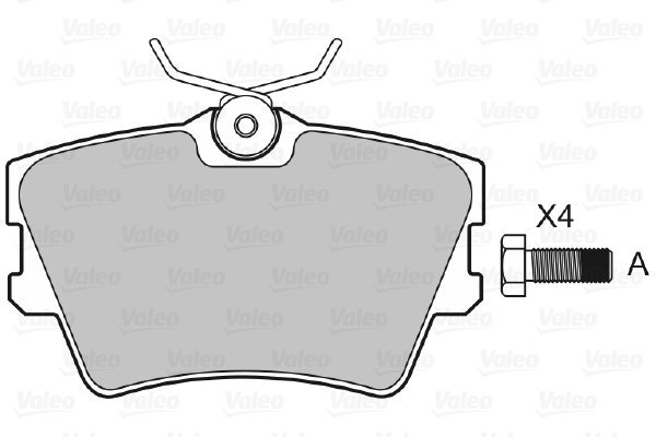 VALEO Brake Pads 598546 - Brake Pads