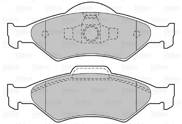 VALEO Brake Pads 598563 - Brake Pads