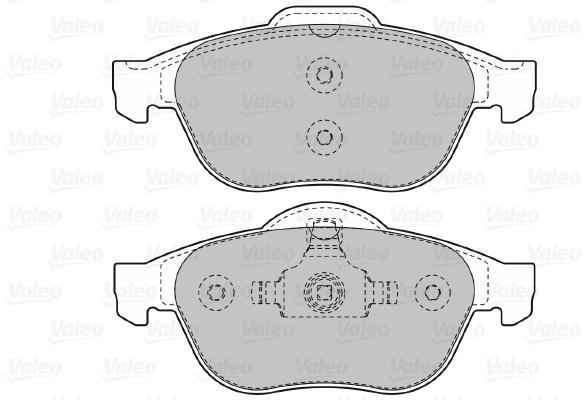 VALEO Brake Pads 598566 - Brake Pads