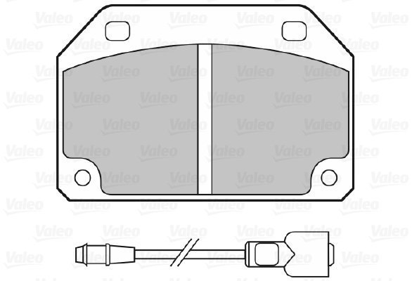 VALEO Brake Pads 598592 - Brake Pads