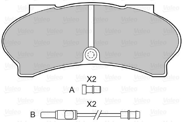 VALEO Brake Pads 598593 - Brake Pads