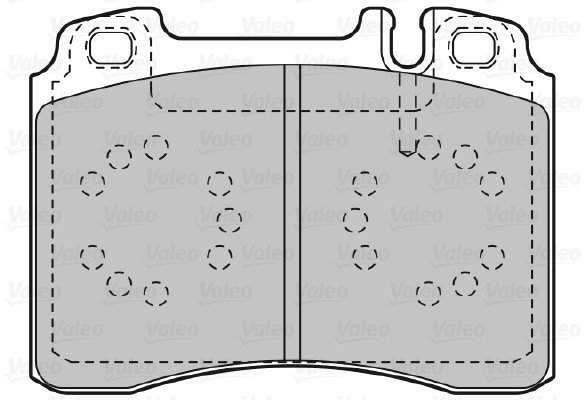 VALEO Brake Pads 598601 - Brake Pads