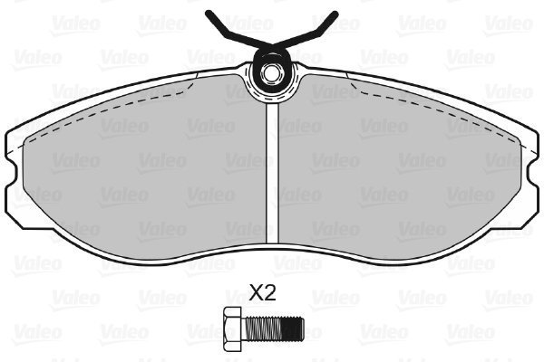 VALEO Brake Pads 598602 - Brake Pads