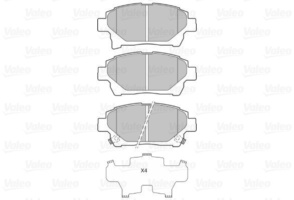 VALEO Brake Pads 601060 - Brake Pads